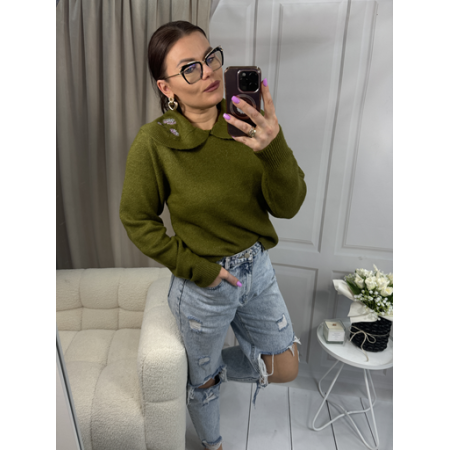 Sweter khaki Pieces